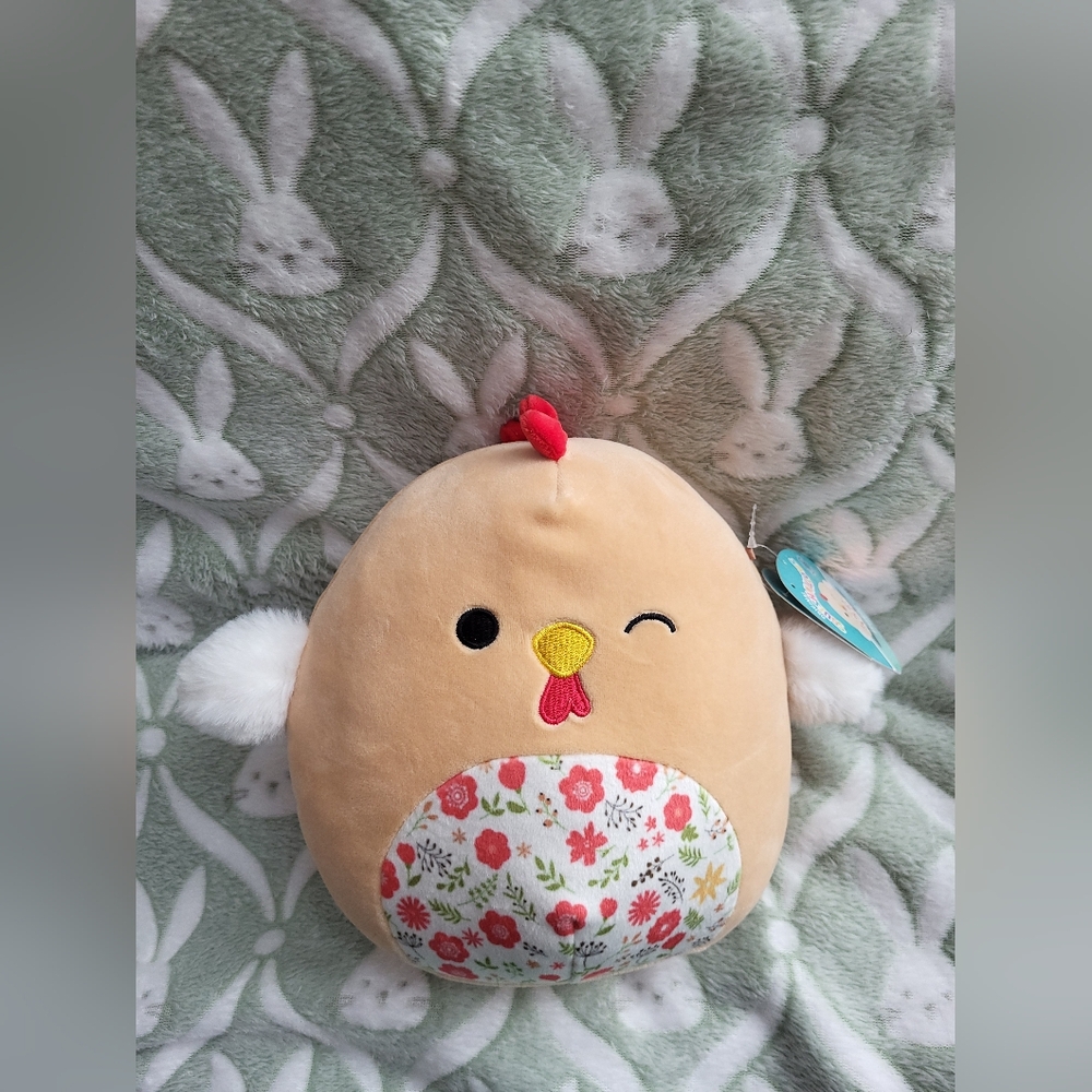 NWT SPECIAL EDITION RUTIE SQUISHMALLOW WINKING SPRING ROOSTER - RARE